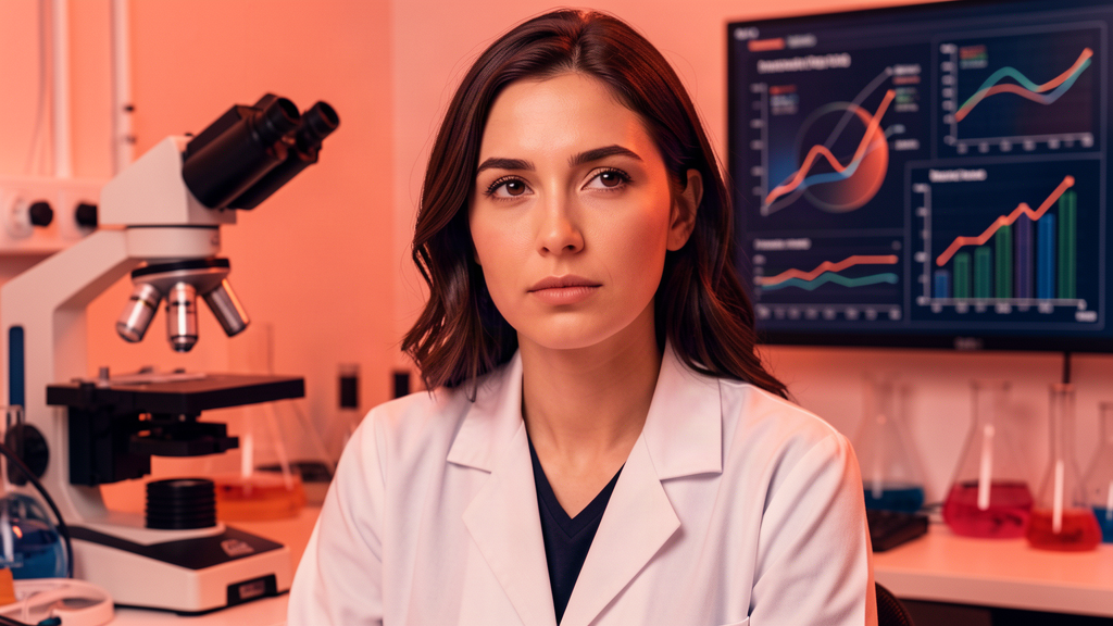 Female scientist in laboratory
